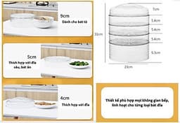 LỒNG BÀN GIỮ NHIỆT DELISH GIỮ MÓN ĂN NÓNG HỔI, THƠM NGON