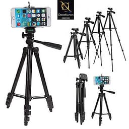 Chân máy ảnh Tripod 3120 tặng Giá kẹp điện thoại, Remote và Túi đựng