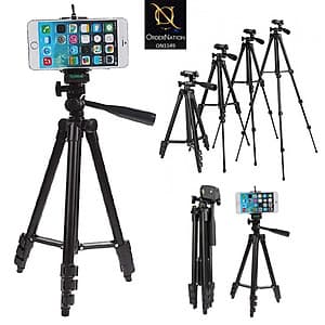 Chân máy ảnh Tripod 3120 tặng Giá kẹp điện thoại, Remote và Túi đựng