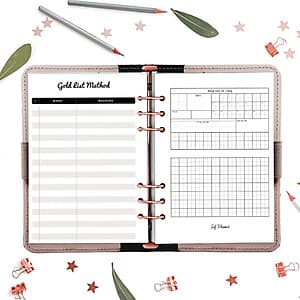 Giấy / Ruột refill sổ còng A5 học ngoại ngữ tiếng anh, tiếng trung Self Planner
