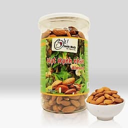 Hạt Hạnh Nhân Mỹ tách vỏ nướng hộp 500g