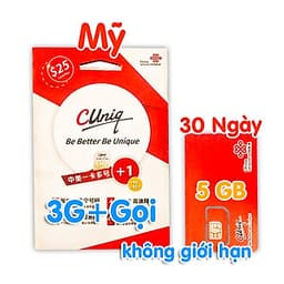 Sim Du Lịch MỸ-USA 5GB TỐC ĐỘ CAO, KHÔNG GIỚI HẠN DATA VÀ PHÚT GỌI TẠI MỸ