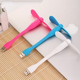 Quạt mini 2 cánh cắm cổng laptop, điện thoại, sạc dự phòng thuận tiện (giao màu ngẫu nhiên)