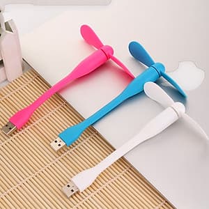 Quạt mini 2 cánh cắm cổng laptop, điện thoại, sạc dự phòng thuận tiện (giao màu ngẫu nhiên)