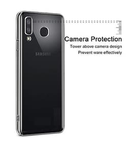 Ốp lưng silicon dẻo trong suốt Loại A cao cấp cho Samsung Galaxy A8 Star