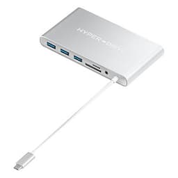 Cổng Chuyển HyperDrive Ultimate USB-C Hub For MacBook, PC, USB-C Devices - Hàng Chính Hãng