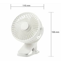 Quạt sạc kẹp bàn giao màu ngẫu nhiên - 01F mini tích điện pin sạc siêu bền dung lượng pin 1800mAh quạt liên tục 3-5 tiếng với 3 tốc độ gió