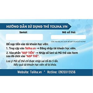 Học Online Hóa Học - Hữu Cơ lớp 12 thầy Dương Tiến Tài khóa 9 tháng