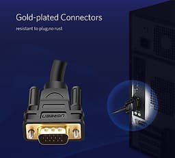 Cáp Vga Dài 1M Ugreen 11673 - Hàng Chính Hãng