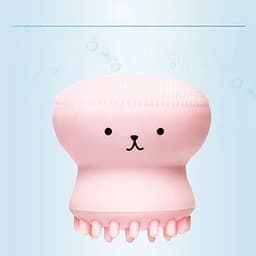 Cọ Rửa Mặt Bạch Tuộc Tạo Bọt Xốp Rửa Sạch Massage Lỗ Chân Lông Tẩy Tế Bào Chết Từ Sillicone