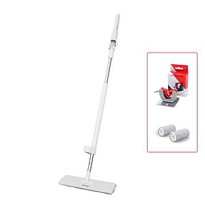 Bộ Cây Lau Nhà Tự Vắt Thông Minh Đa Năng Có Bình Xịt Phun Sương Cao Cấp -  Parroti Max MX01 - Tặng 1 Móc Treo và 1 Miếng Lau