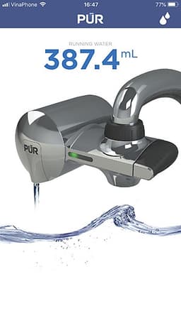 Lọc nước tại vòi cao cấp nhập khẩu Pur
