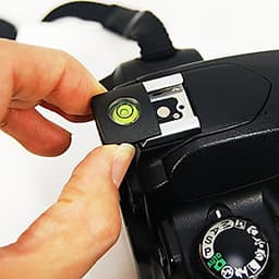 Nắp Che Bụi Chân Đèn Flash Hotshoe Có Hạt Nước Cân Bằng Cho Máy Ảnh DSLR
