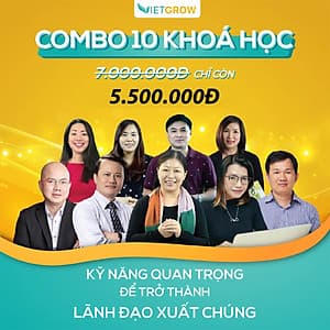 VietGrow Edu - Combo 10 Khóa Học Kỹ Năng Quan Trọng Để Trở Thành Người Không Thể Thay Thế [E-learning]