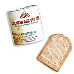 Creamer Dừa Béo Đặc Delta Coco 300gr, Sánh Đặc và Thơm Béo Vị Dừa, Cô Đặc Từ 100% Nước Cốt Dừa Bến Tre, Dùng Ăn Kèm Bánh Mì, Pha Cà Phê, Làm Bánh, Kem Dừa, Sữa Chua Dừa