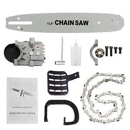 Lưỡi cưa xích gắn máy mài cầm tay, bộ dụng cụ chuyển đổi máy mài thành máy cưa gỗ mini