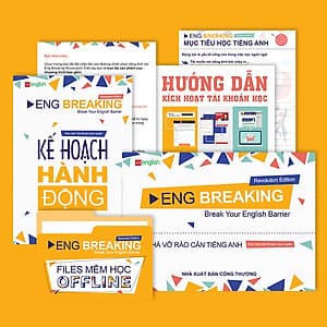 Tự Học Tiếng Anh Giao Tiếp Chỉ Trong 3 Tháng - Eng Breaking (Kèm File mềm Học Offline Và Tài Khoản Học Online)