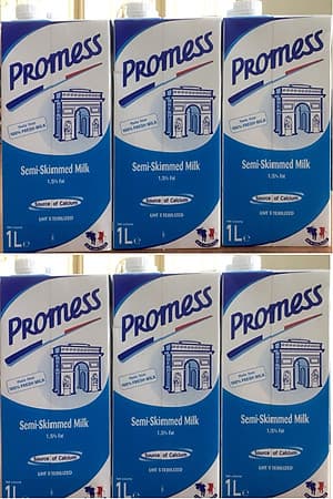 Thùng 6 Hộp Sữa Tươi Ít Béo Promess (1L /Hộp)