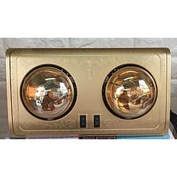 Đèn sưởi nhà tắm 2 bóng UB02 bóng vàng
