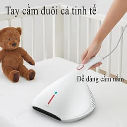 Máy Hút Bụi Khử Khuẩn Vệ Sinh Giường Đệm - Loại Cầm Tay Cao Cấp - Tiệt Trùng Bằng Tia UV - Đảm Bảo Sức Khỏe Cho Cả Gia Đình - Hàng Cao Cấp, Chính Hãng - Màu Ngẫu Nhiên
