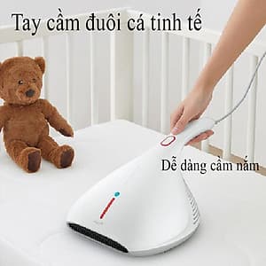 Máy Hút Bụi Khử Khuẩn Vệ Sinh Giường Đệm - Loại Cầm Tay Cao Cấp - Tiệt Trùng Bằng Tia UV - Đảm Bảo Sức Khỏe Cho Cả Gia Đình - Hàng Cao Cấp, Chính Hãng - Màu Ngẫu Nhiên