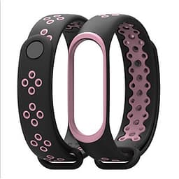 Dây đeo thay thế cho Xiaomi Miband 3 và 4 MB01 phối 2 mầu (Hàng nhập khẩu)