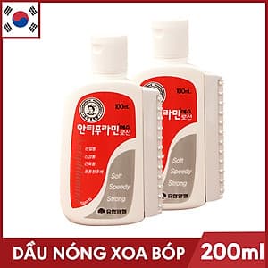 Bộ 2 Chai Dầu nóng Xoa Bóp Massage Hàn Quốc Antiphlamine - Chai 100ml