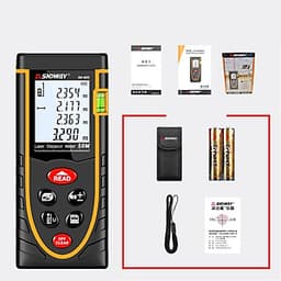 Thước Đo Khoảng Cách Bằng Tia Laser SNDWAY Phạm Vi 50m SW-M50 Cao Cấp AZONE