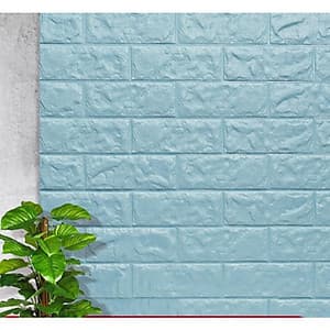 Bộ 10 Miếng xốp đẹp dán tường cách âm, cách nhiệt 3D phong cách Hàn Quốc - khổ 70x77cm