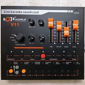 Sound card thu âm hát live stream AQTA V11 