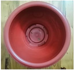 5 Châu Nhựa Trồng Cây Bình Thuận Plastics Hình Tròn PLT280 Màu Đỏ Kích Thước 280x150