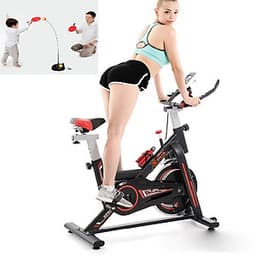 Xe đạp thể dục thể thao - xe đạp tập thể dục thể thao tại nhà X-SPEED tặng bóng bàn luyện phản xạ cao cấp + đồng hồ đo chỉ số + bình nước thể thao