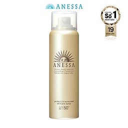 Combo Kem chống nắng dưỡng da dạng sữa Anessa Milk SPF 50+ PA++++ 60ml và Kem chống nắng dưỡng da dạng xịt Anessa Spray 60g