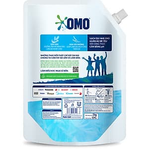 Túi Nước Giặt OMO Dịu Nhẹ Trên Da 2.0kg