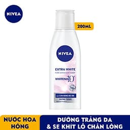 Nước Hoa Hồng NIVEA Extra White Dưỡng Trắng Da & Se Khít Lỗ Chân Lông (200ml) - 86720