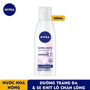 Nước Hoa Hồng NIVEA Extra White Dưỡng Trắng Da & Se Khít Lỗ Chân Lông (200ml) - 86720