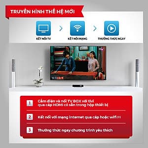 Bộ Thiết Bị K+ TVBox và 12 tháng thuê bao - Hàng Chính Hãng