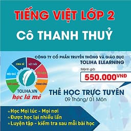 Khóa học TIẾNG VIỆT LỚP 2 cô Thanh Thủy - 09 tháng
