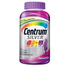 Thực phẩm bổ sung vitamin và khoáng chất: CENTRUM SILVER WOMEN 50+ 275 Viên - Nhập khẩu Mỹ