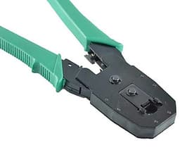 Combo Kìm Bấm Hạt Mạng(RJ45+RJ11) + 100 Hạt mạng RJ45 + 100 đầu chụp hạt mạng + Hộp Test mạng