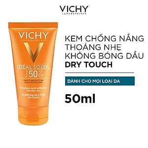Bộ Sản Phẩm Chăm Sóc Và Bảo Vệ Vichy Capital Soleil Dry Touch
