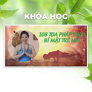 Khóa Học 108 Tọa Pháp Yoga - Bí Mật Trẻ Mãi