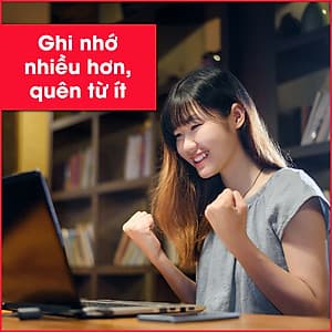 Khóa học 7000 Từ Vựng Anh Ngữ Cốt Lõi (bao gồm 5000 từ thông dụng nhất từ Oxford) áp dụng Phương pháp Ôn tập theo chu kỳ trí nhớ trong việc học và ôn tập để giúp bạn nhớ từ vựng suốt đời, hiểu ít nhất 95% tiếng Anh