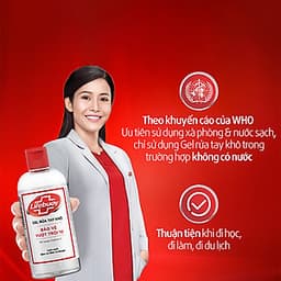 Combo 2 Chai Gel Rửa Tay Khô Sạch Siêu Nhanh Lifebuoy Bảo Vệ Vượt Trội 10 (Chai Nắp 235ml x 2)
