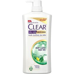 Dầu Gội Sạch Gàu CLEAR Mát Lạnh Bạc Hà (1.4kg)