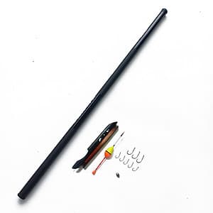 CẦN CÂU TAY HEMUSHR - CẦN ĐƠN 3H (CT103) 2m7 3m6 + CƯỚC PHAO CHÌ LƯỠI CÂU NẸP CẦN