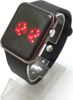 Đồng Hồ Đeo Tay Unisex Dây Da Điện Tử