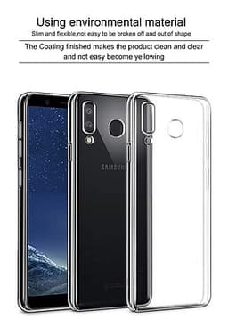 Ốp lưng silicon dẻo trong suốt Loại A cao cấp cho Samsung Galaxy A8 Star