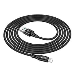 CÁP SẠC NHANH DÂY DÙ LIGHTNING 3.0A HOCO DU10 MAX DÀI 2M ( 2 MÀU) - HÀNG CHÍNH HÃNG