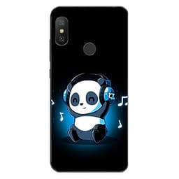 Ốp lưng dẻo cho điện thoại Xiaomi Mi A2 Lite_Panda 05